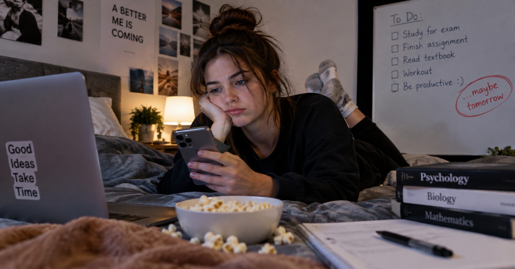 procrastinating
