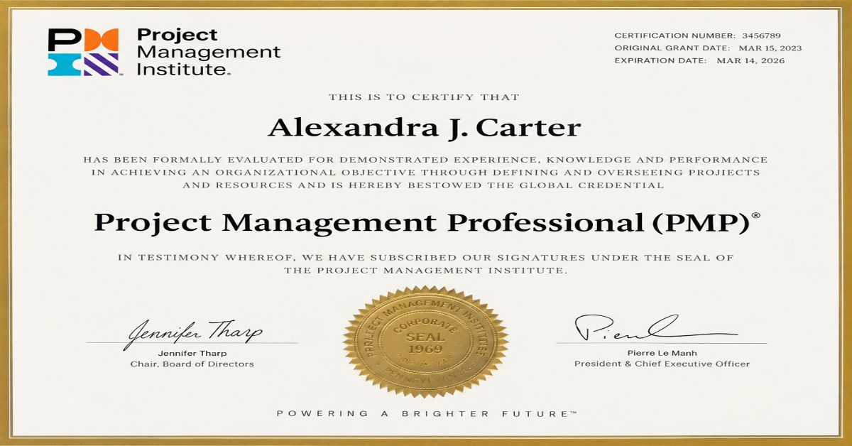 project management certification